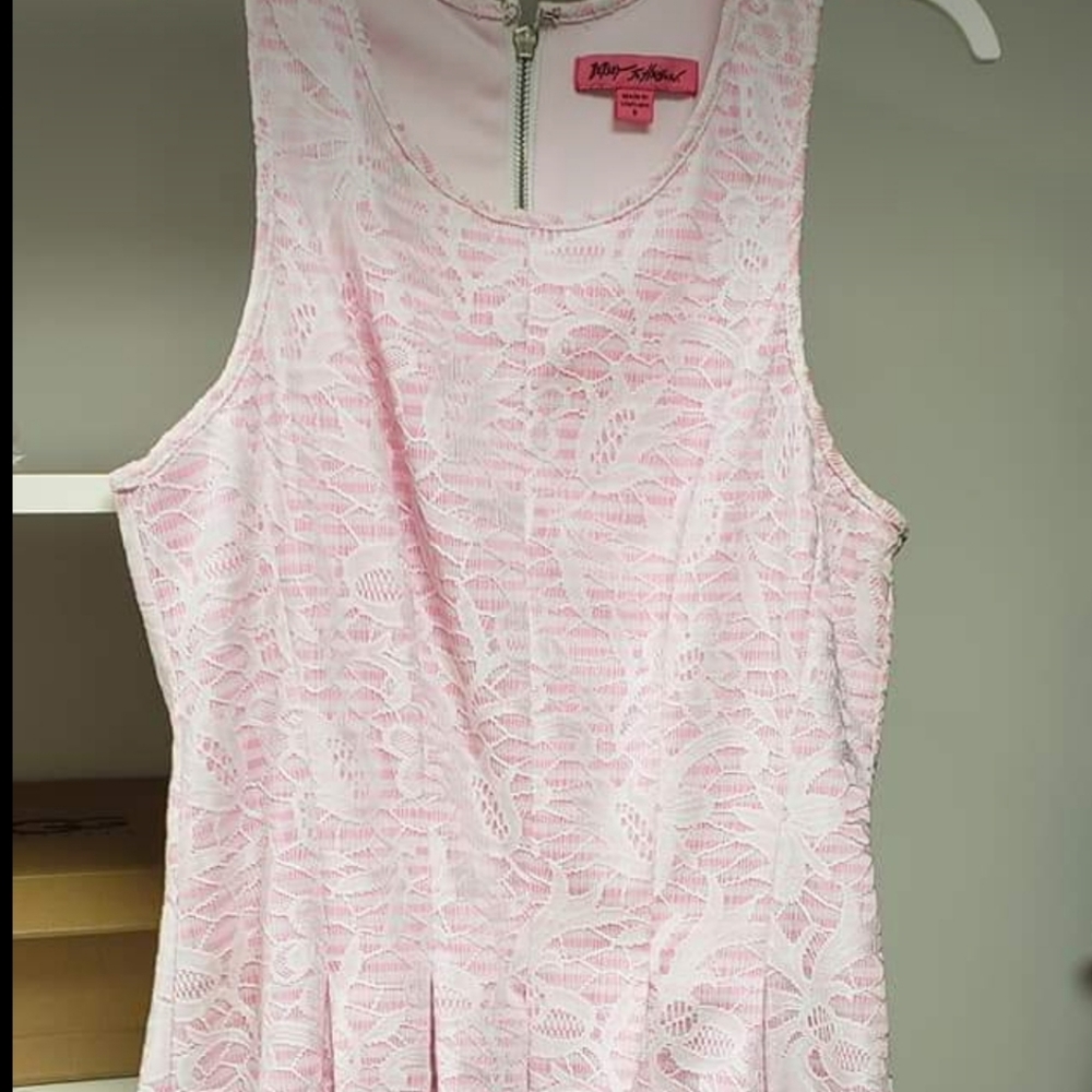 Betsey Johnson Pink (retro style) Dress
